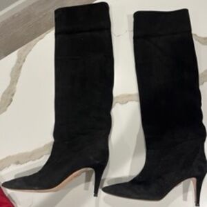 Tamara Mellon Size 8 US / 38 EU Black Suede Knee High Boots